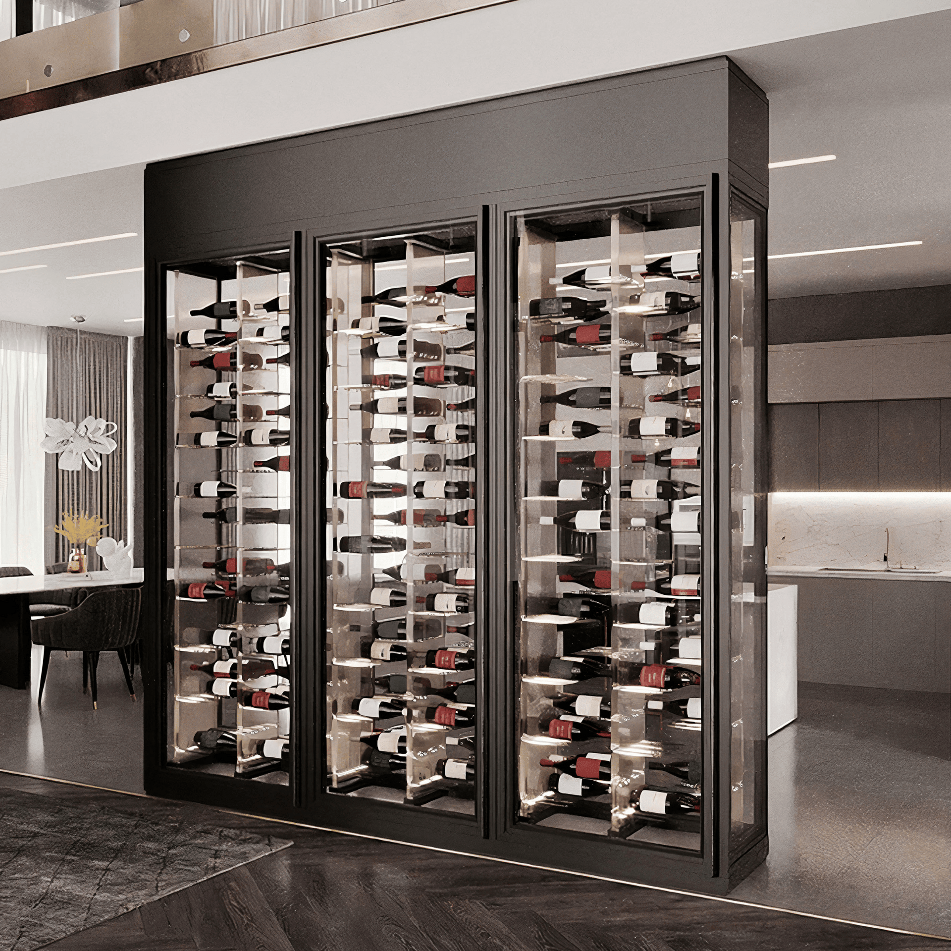 VITRUS Glass Enclosed Wine Cellar Model C – Wine Cabinets HQ